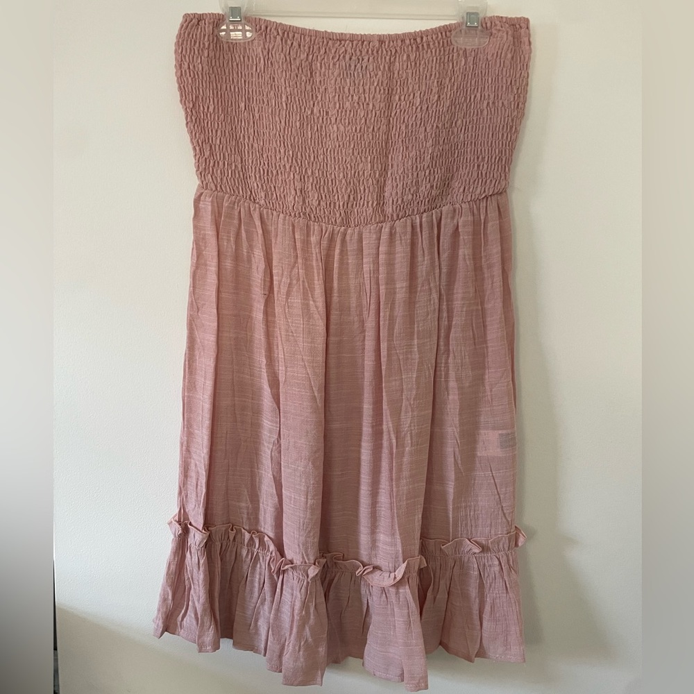 SHEIN - light pink strapless dress